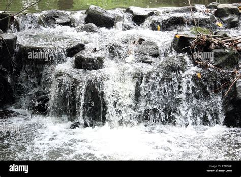 Waterfall With Fast Shutter Speed Stock Photo Alamy