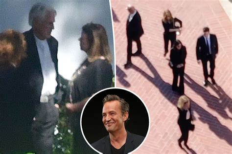 Matthew Perry's family, ‘Friends’ co-stars seen at cemetery 6 days