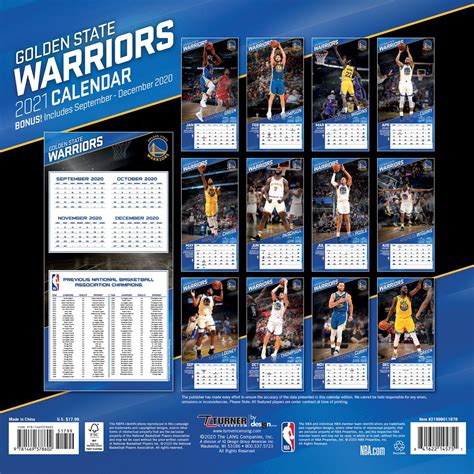 Golden state warriors trikot m 48 adidas biedrins curry. Golden State Warriors - Calendar 2021 | NBA Calendario da ...