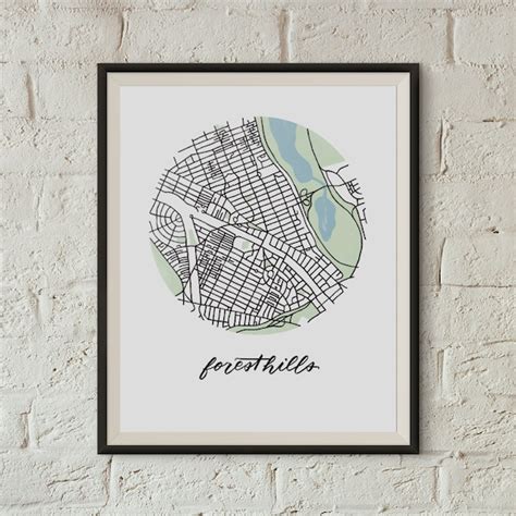 Forest Hills Queens Print Etsy