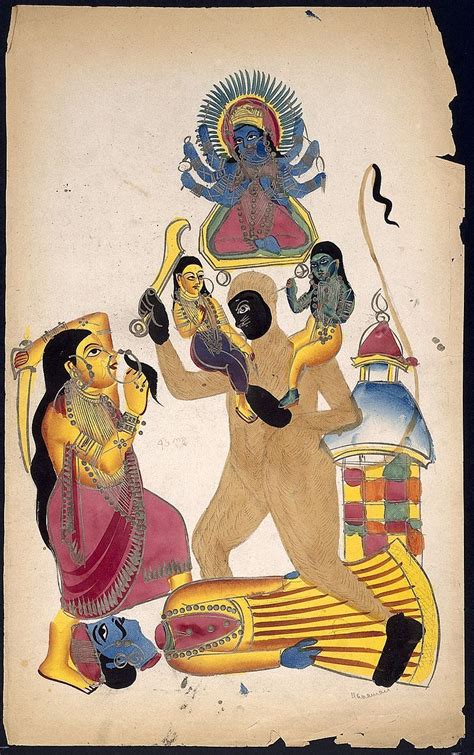 Indian Artist Indian Paintings Vedic Hanuman Hinduism Rama