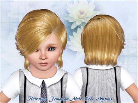 The Sims Resource Skysims Hair 028 Toddler