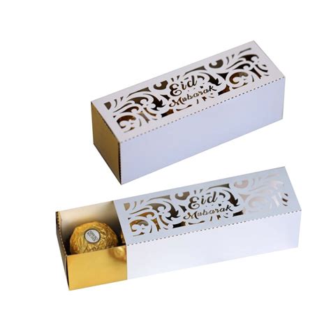 102050pcs Eid Mubarak Box Ramadan Kareem Favor T Boxes Islamic