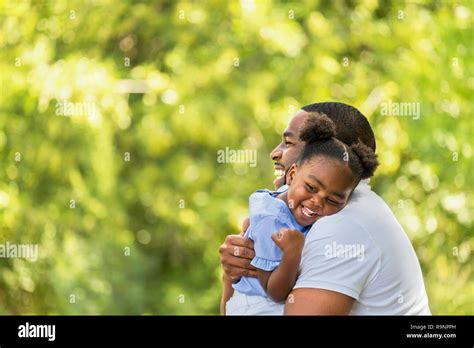 Black Father And Daughter Hugging Hi Res Stock Photography And Images
