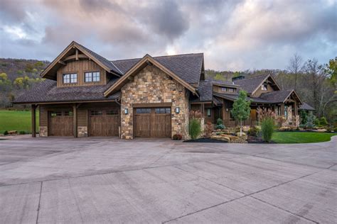 Luxurious Mountain Ranch Home Plan With Lower Level Expansion Rw