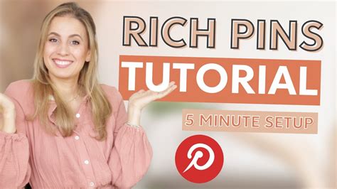 Pinterest Rich Pins Tutorial How To Set Up Rich Pins For More