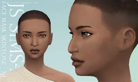 My Sims 4 Blog Face Mask Skintone N1 By Js Sims 4