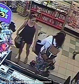 Cctv Captures Darwin Shoplifter Stealing Handbag And Hiding It In A Pram Daily Mail Online