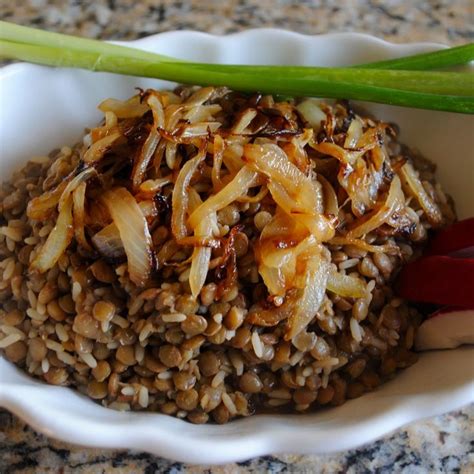 Mujadara Is A Meatless Lebanese Dish Made With Lentils And Rice It Was