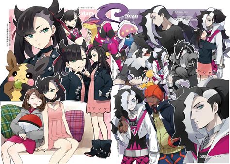 Marnie Gloria Raihan Morpeko Morpeko And More Pokemon And More Drawn By Yukin Es