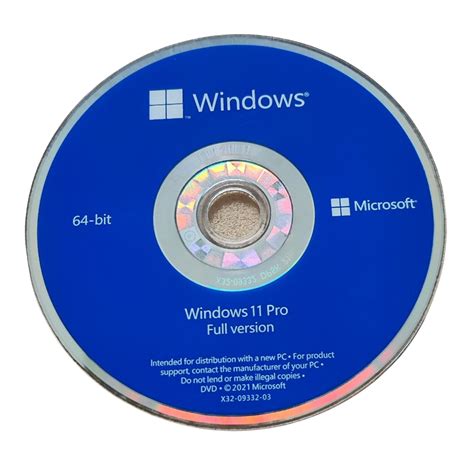 Microsoft Windows 11 Pro 64 Bit Dvd