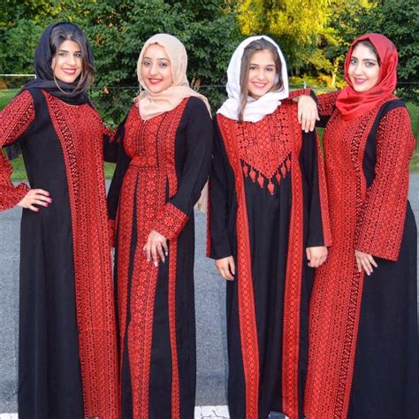 Palestinian Thobe Israeli Clothing Palestinian Embroidery Dress Traditional Dresses