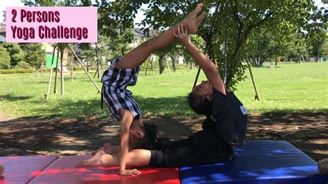 2 Person Yoga Challenge By Aya And Yuri Youtube