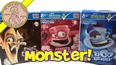 Monster Cereal Mix Boo Berry Count Chocula Frankenberry The Monster Mash YouTube