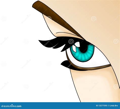 Look Stock Illustration Illustration Of Kosmetik Eyelid 13277595