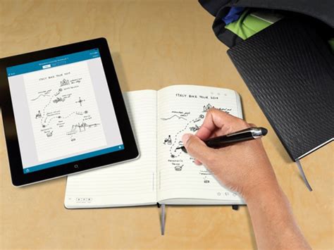 Digital Handwriting Moleskines Livescribe Notebook
