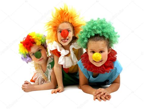 Three Funny Clowns — Stock Photo © Katkov 2381235