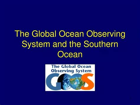 Ppt The Global Ocean Observing System And The Southern Ocean