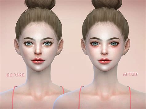Female Cheek Makeup Blush Makeup The Sims 4 P2 Sims4 Clove Share