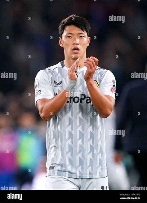 Wolverhampton Wanderers Hwang Hee Chan Applauds The Fans At The End Of