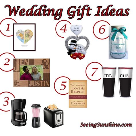 Obviously, the best part about getting married is choosing to spend forever with the love of your life. Wedding Gift Ideas - Seeing Sunshine