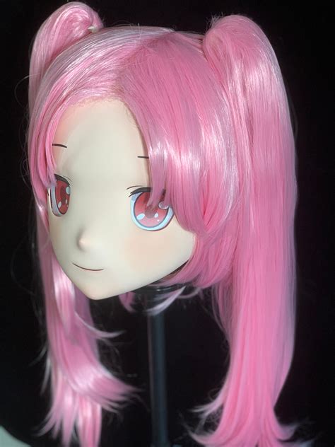 al018 customize character female girl resin half full head with lock cosplay japanese anime