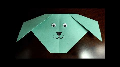 Easy Origami Dog How To Make A Paper Dog Tutorial Origami For Kids