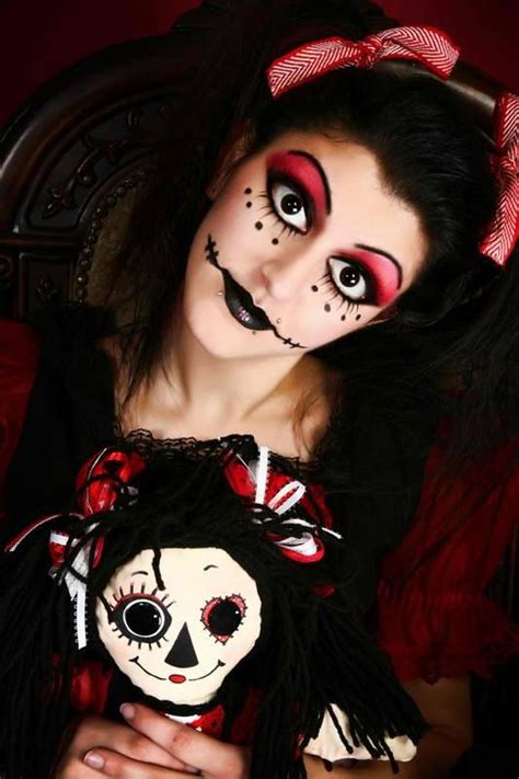 Pin By Jamie Purkey On Creepy Halloween Costumes Makeup Doll Costume