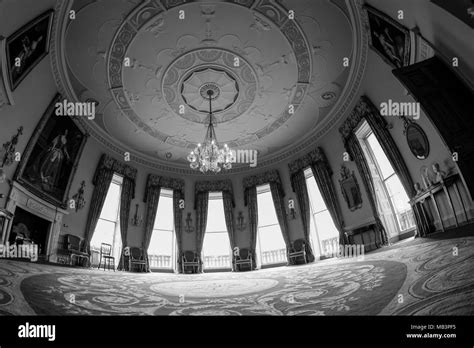 Culzean Castle Interior Black And White Stock Photos And Images Alamy