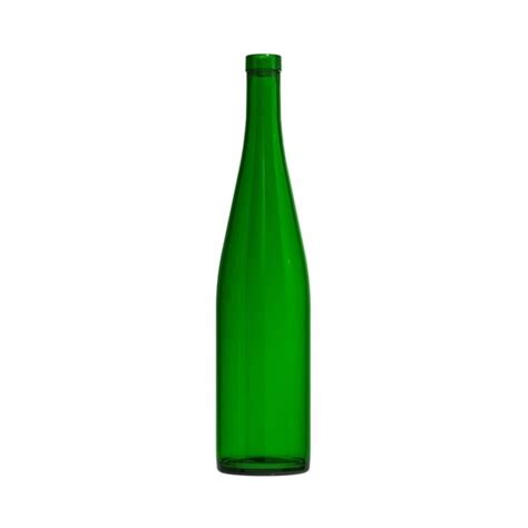 750 Ml Champagne Green Stretch Hock Wine Bottles Cork 3 X 13109 12cs