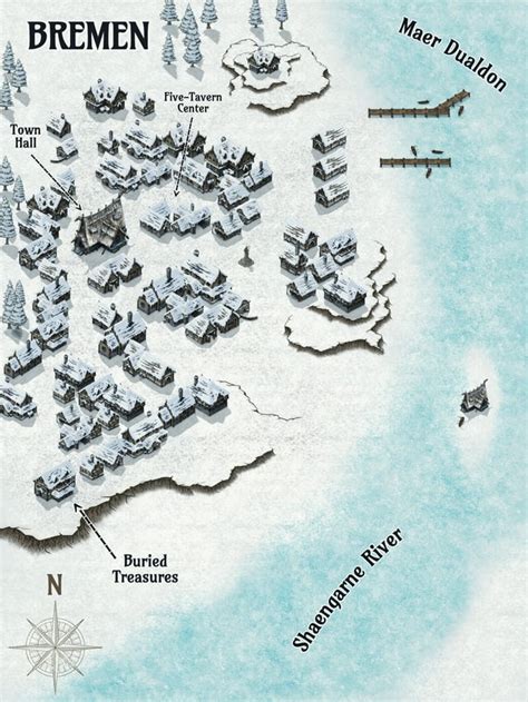 Maps Of Ten Towns Rrimeofthefrostmaiden
