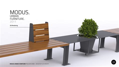 ACCENTURBA Modus Urban furniture on Behance