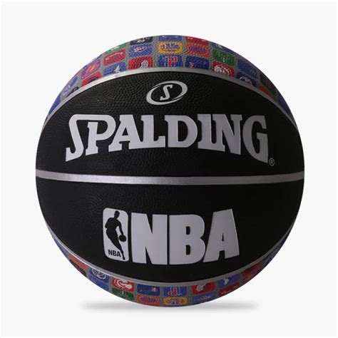 Jual Peralatan Basket Pria Spalding Nba Logo Icon Rubber Multicolor