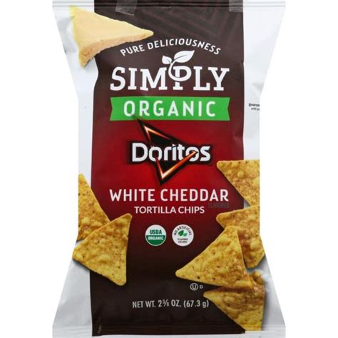 Save On Doritos Simply Tortilla Chips White Cheddar Organic Order