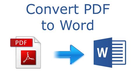 How To Convert Pdf To Word 2016 Tutorial Youtube