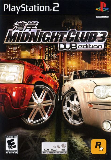 Midnight Club 3 Dub Edition 2005 Playstation 2 Box Cover Art