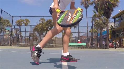 Pop Tennis Year Old Prodigy Gives Pro Player Vahe Assadourian A Run