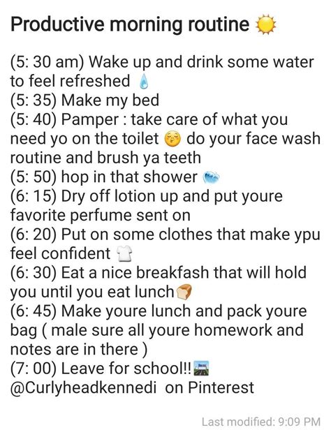 pin by ♡ k on g l o school morning routine morning routine school school routine for teens