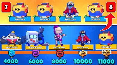 Box Opening Of The Whole Trophy Road 0 To 11000 Trophies Nonstop