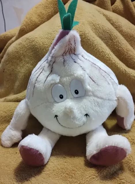 Goodness Gang Garlic Plush Soft Toy Co Op Fruit Vegetable Collectable