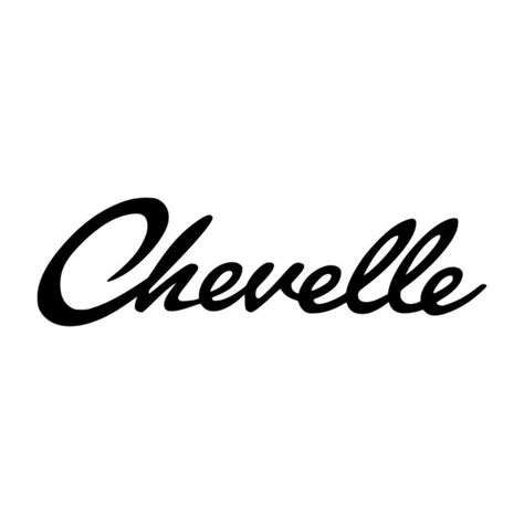 CHEVELLE Chevrolet Premium Vinyl Cut Decal Choose Your Size malibu ss