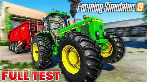 Amazing Tractor Farming Simulator 19 John Deere 4450 Full Test