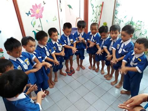 Prasekolah Sk Buit Hill Penampang Aktiviti Mencuci Tangan Dengan
