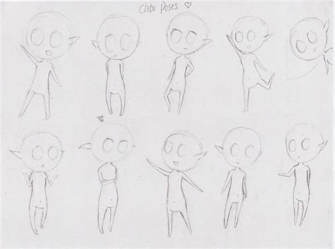 Chibi Poses By Shermansquiggly On Deviantart