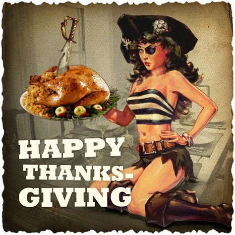 happy thanksgiving pinup sticky for the day pirate s cove
