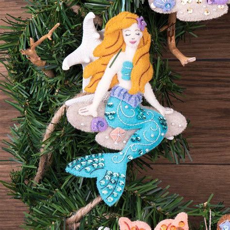 Shop Plaid Bucilla ® Seasonal Felt Ornament Kits Sea Princess
