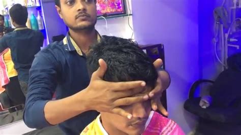 Asmr Indian Barber Gentle Head Massage With Neck Cracking By Bhairav Youtube