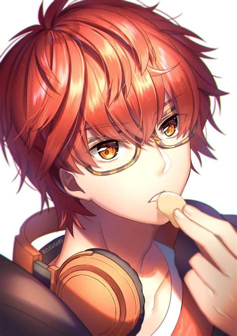 Anime Boy Orange Hair Cute Animeboy Orangehair Anime Manga Boy