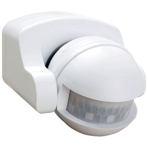 180 Degree Wall Under Eave Mounted Lightwatch Motion Sensor White