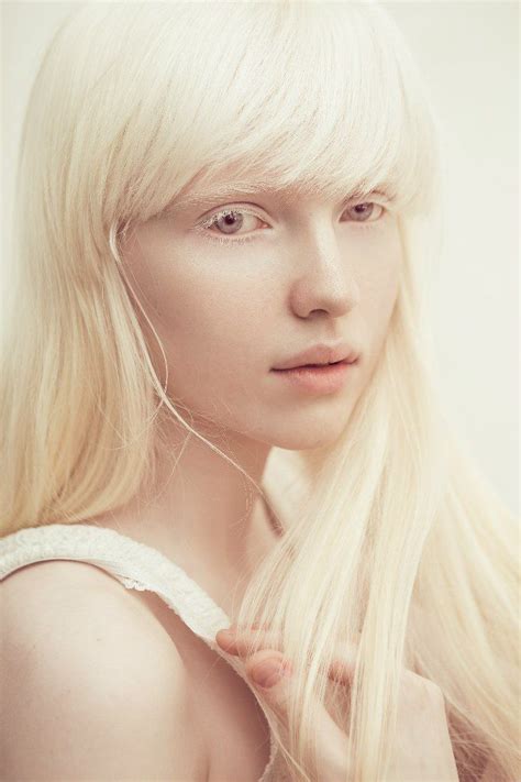 Albino Girl Albino Model Beauty